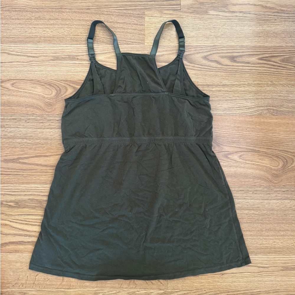Amazon Women's Nursing Tank Tops - Black, Gray, and Green - 3 Pack - Picture 5 of 9